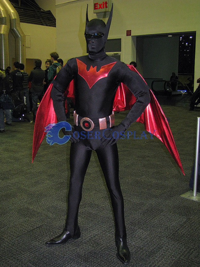 Dark Batman Zentai Halloween Costume With Cape